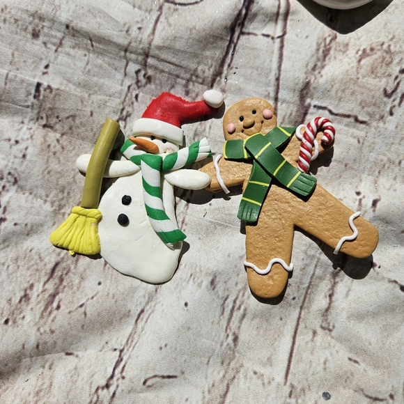 Cookies For Santa Milk And Fake Cookies Gingerbread Tray - Picture 3 of 6